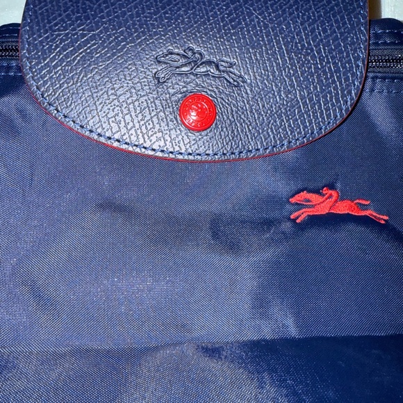 LONGCHAMP Mini Le Pliage Backpack, Navy - Picture 7 of 7